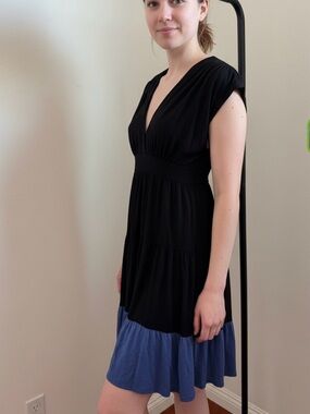 Ella moss Black and Blue Women's dress